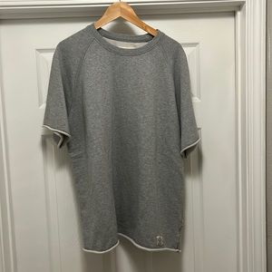 Short sleeve sweatshirt
